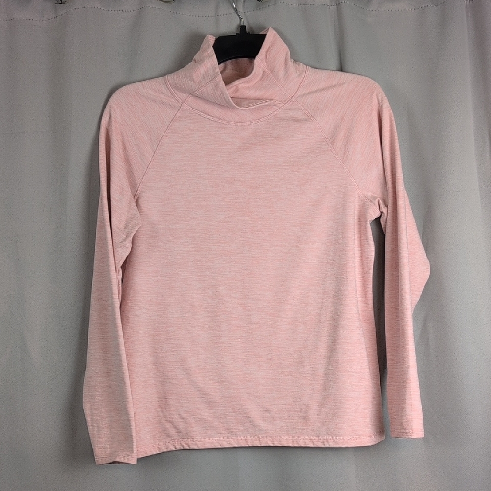 Apana Heathered Pink Turtleneck Sweater Large‎ Outdoors Hiking Running